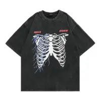 Футболка Lightning Bone Print Washed