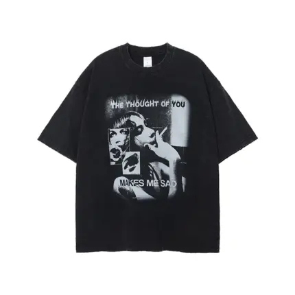Футболка-oversize “MAKES ME SAD”
