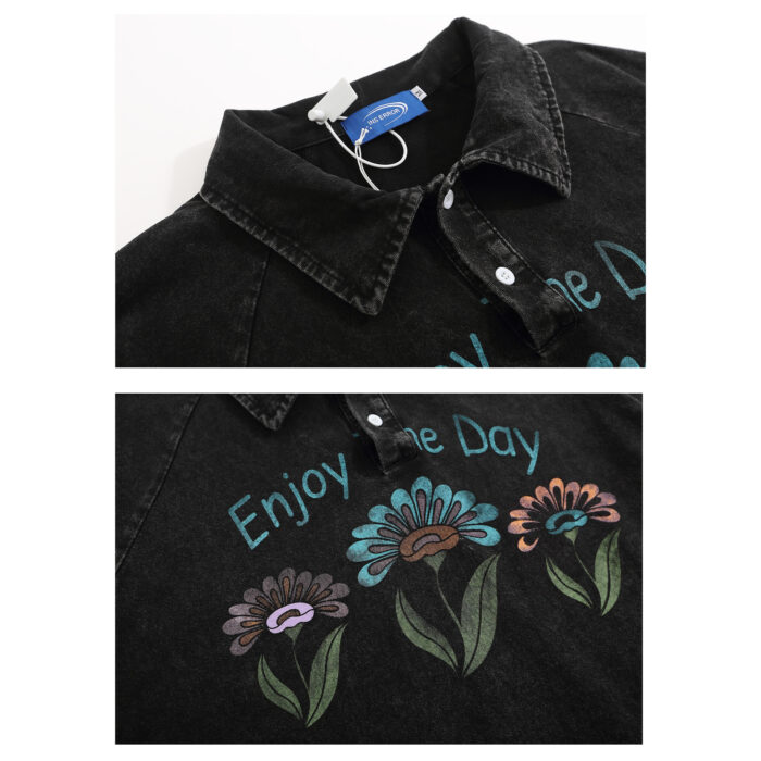 Футболка-polo “Enjoy The Day”
