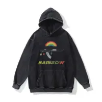 Худі «RAINBOW»: виготовлене з високоякісної бавовни, має оригінальний принт автомата з райдугою. З кенгуру-кишенями та капюшоном. Без застібки.