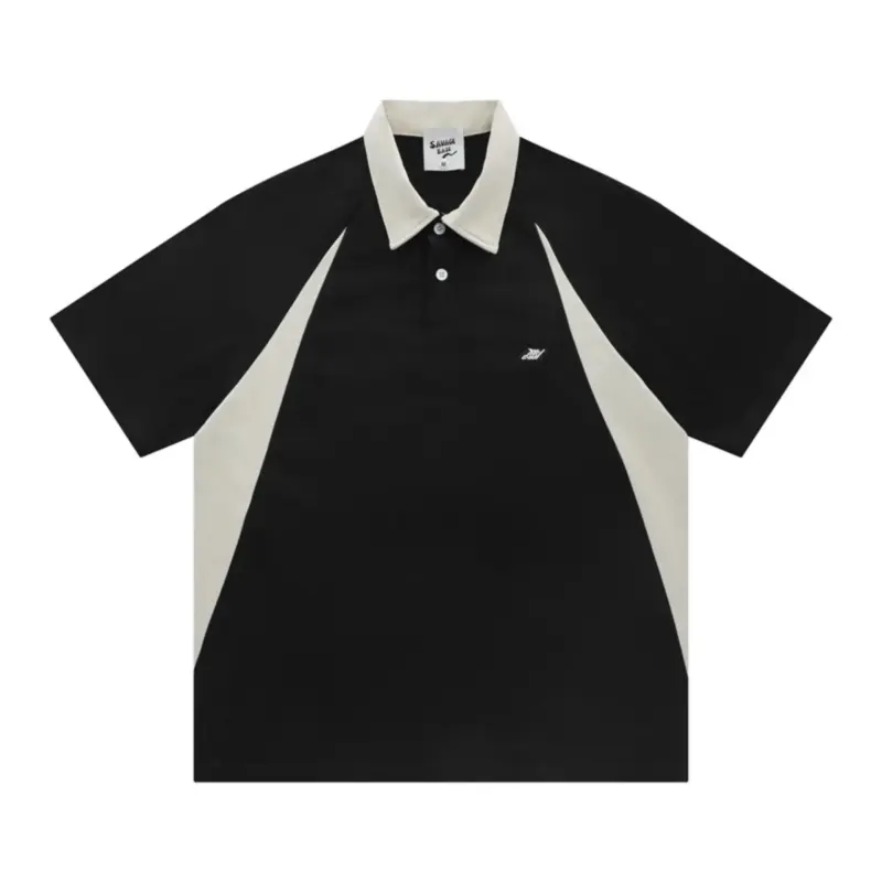 Футболка-polo «Savage base» дихаюча бавовна з м'якою та стійкою тканиною, стандартний поло-комір, короткі рукава з принтом