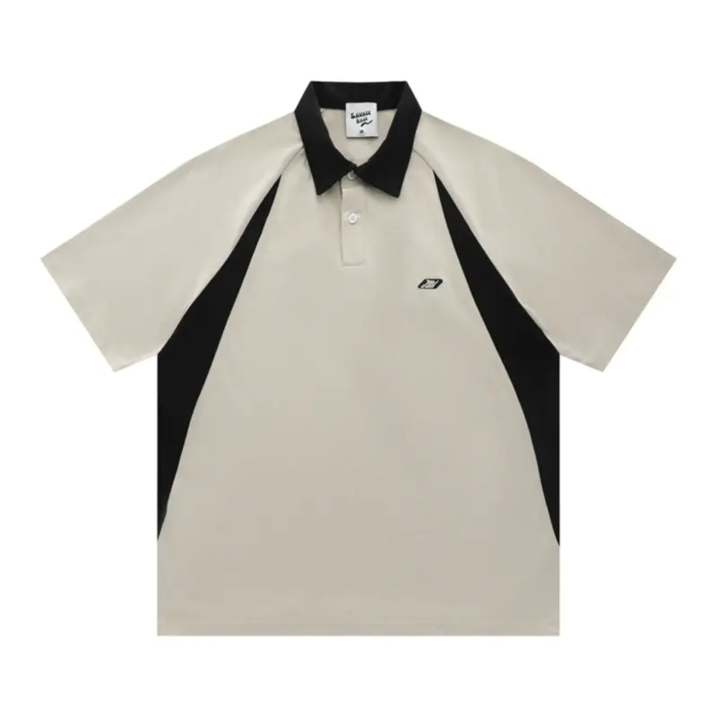 Футболка-polo «Savage base» дихаюча бавовна з м'якою та стійкою тканиною, стандартний поло-комір, короткі рукава з принтом