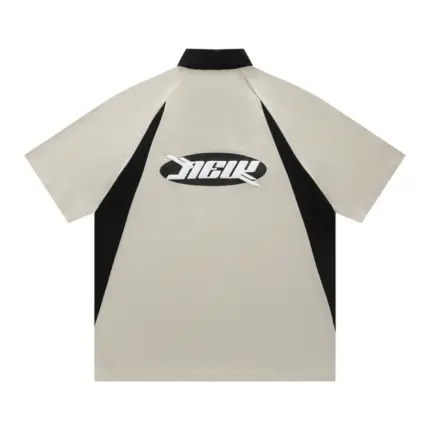 Футболка-polo «Savage base» дихаюча бавовна з м'якою та стійкою тканиною, стандартний поло-комір, короткі рукава з принтом