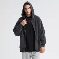 Zip-худі «Thunder Bolt» однотонна бавовна з капюшоном, кругла горловина, блискавка, бічні кишені, еластичні манжети