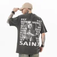 Футболка «Painful Dawn» матеріал - 95% бавовна, 5% поліестер, вільний крій з круглим коміром, принт спереду і на спині.