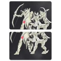 Футболка «Niche Saint Seiya» чорного кольору з яскравим кольоровим принтом героїв аніме "Saint Seiya", короткий рукав та круглий виріз.