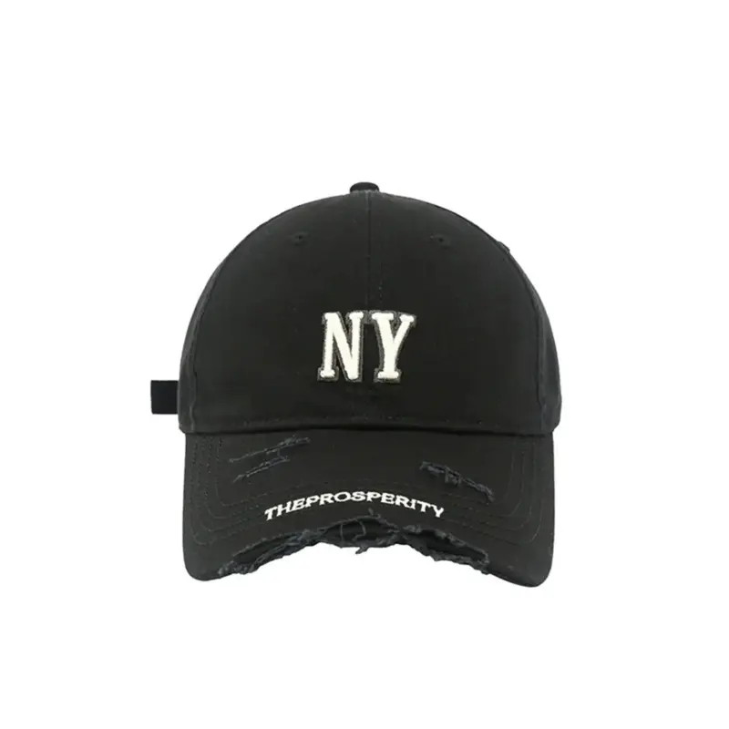 Бейсболка «New York» у вінтажному стилі з вишивкою «NY» та ефектом потертості. Доступна в семи кольорах.