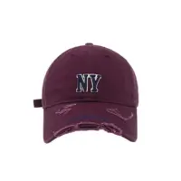 Бейсболка «New York» у вінтажному стилі з вишивкою «NY» та ефектом потертості. Доступна в семи кольорах.