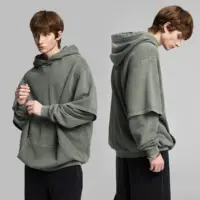 Худі oversize з подвійним рукавом «REIGN» - Зображення 9
