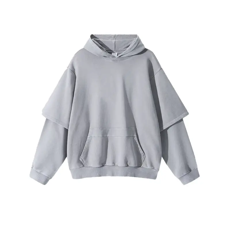 Худі oversize з подвійним рукавом «REIGN» - Зображення 4