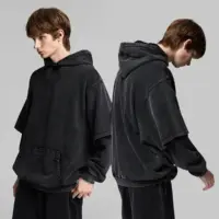 Худі oversize з подвійним рукавом «REIGN» - Зображення 6