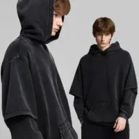 Худі oversize з подвійним рукавом «REIGN» - Зображення 5