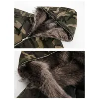 Джинсова куртка з хутром «CAMO HAVEN» - Зображення 4
