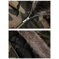 Джинсова куртка з хутром «CAMO HAVEN» - Зображення 5