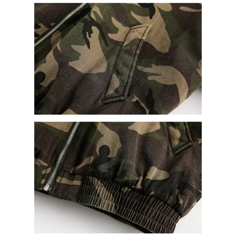 Джинсова куртка з хутром «CAMO HAVEN» - Зображення 6