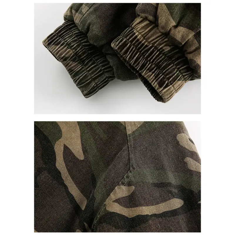 Джинсова куртка з хутром «CAMO HAVEN» - Зображення 8