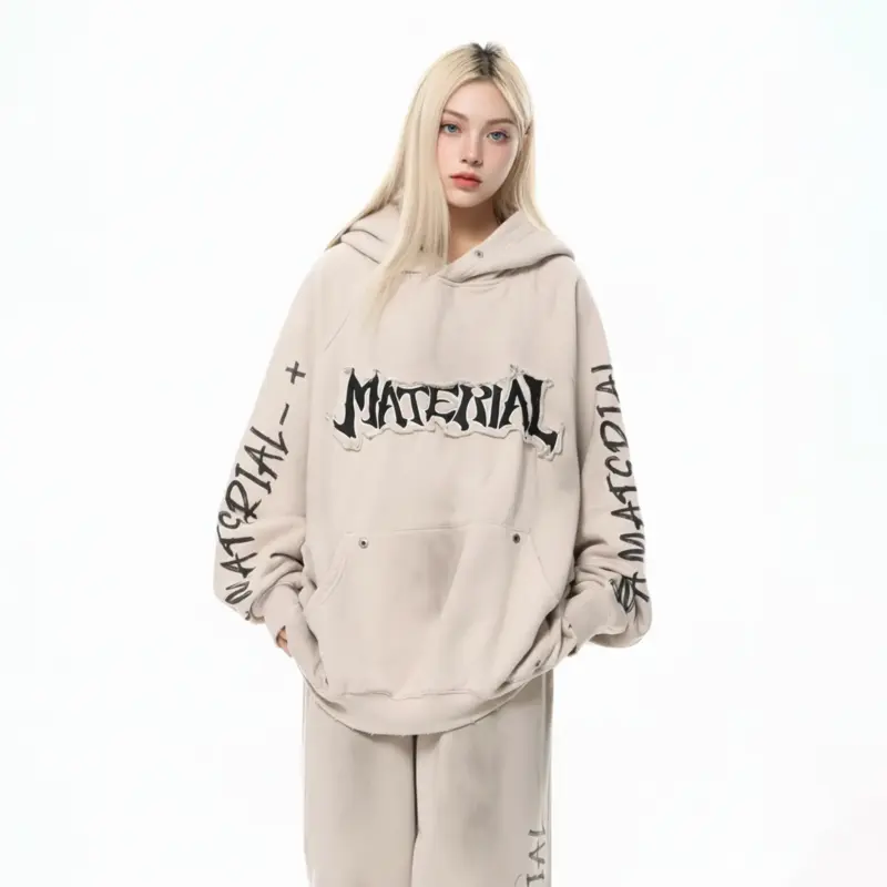 Худі oversized «MATERIAL» - Зображення 11