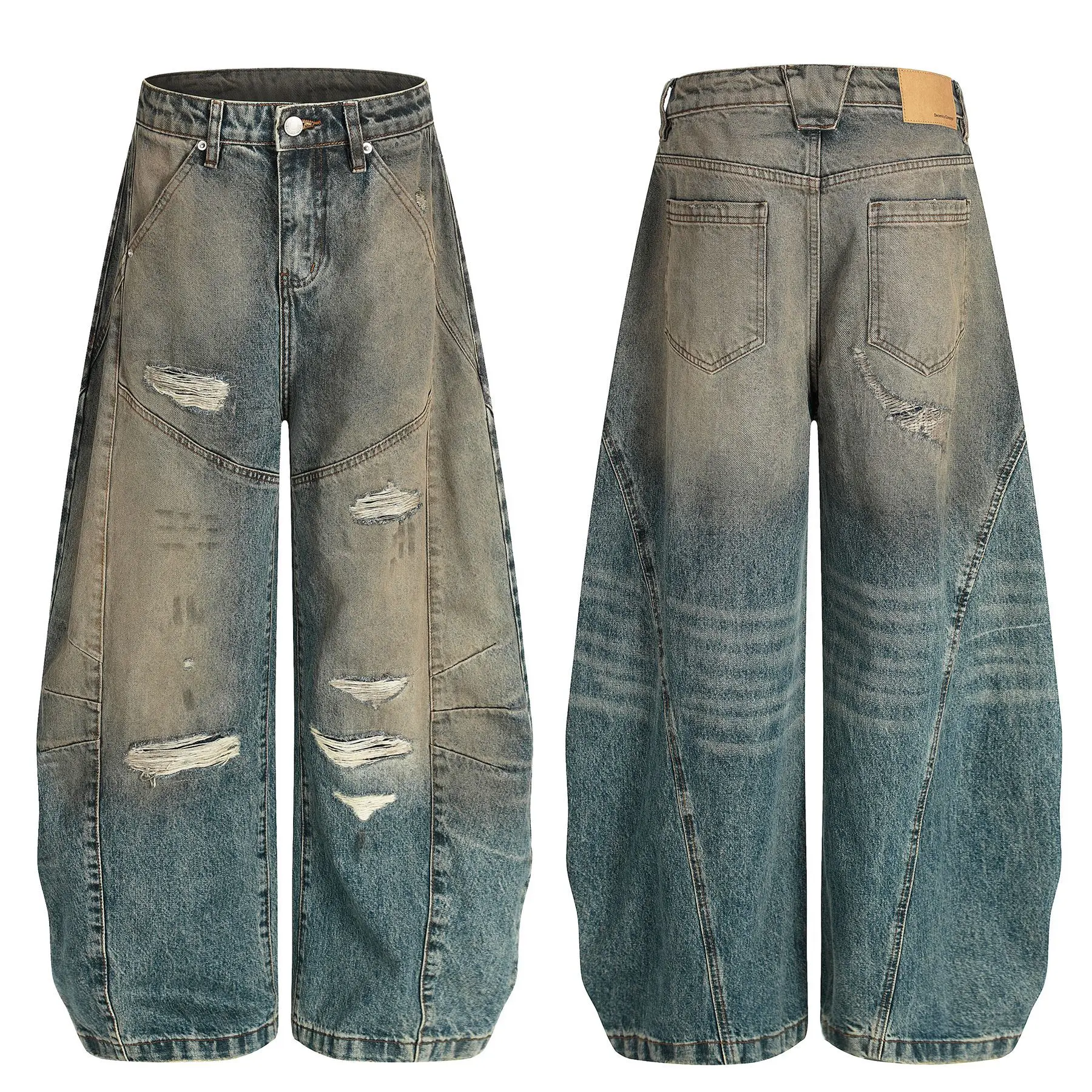 【EGOTRIPPING】NARD DENIM damage Джинси «RAW DAMAGE» - Pullup