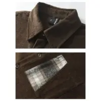 Вельветова сорочка «Cord Block» - Зображення 4