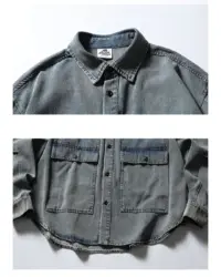 Сорочка «Boxy Cargo Denim» - Зображення 5