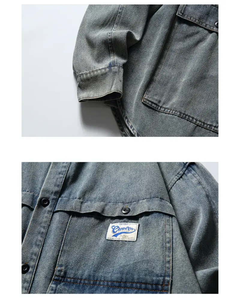 Сорочка «Boxy Cargo Denim» - Зображення 6