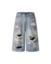 Джинсові шорти «ACID-WASH»