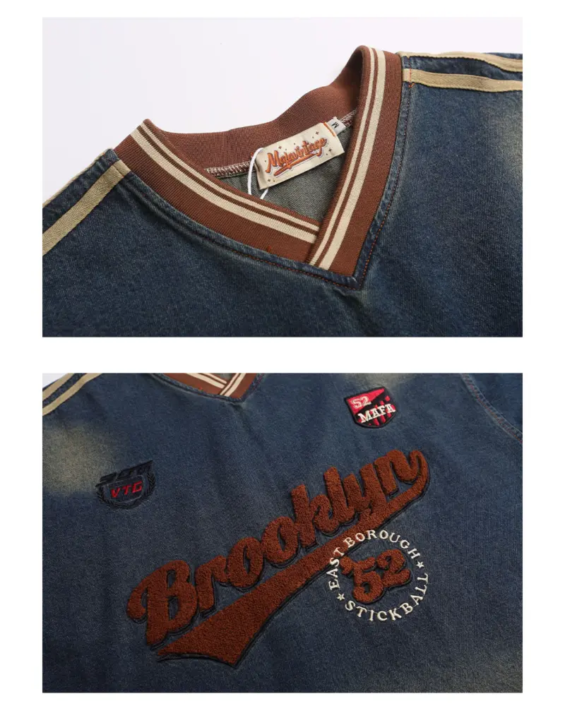 Джинсовий лонгслів «BROOKLYN-52» - Зображення 3